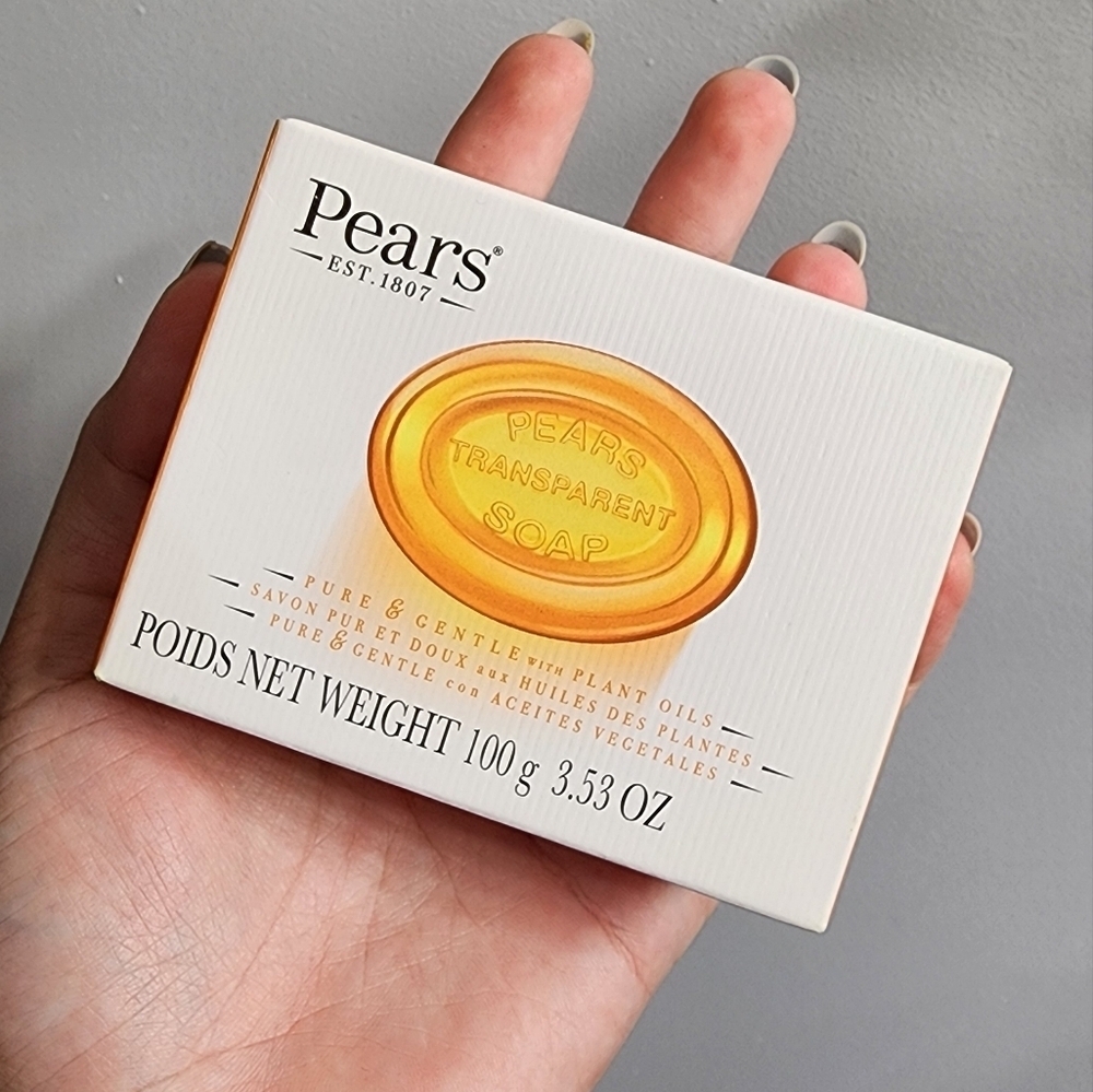 Pears Transparent Soap Multipurpose Acne Glycerine Brows NWT